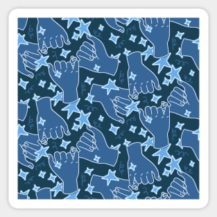 Pinky Swear Pattern Sticker